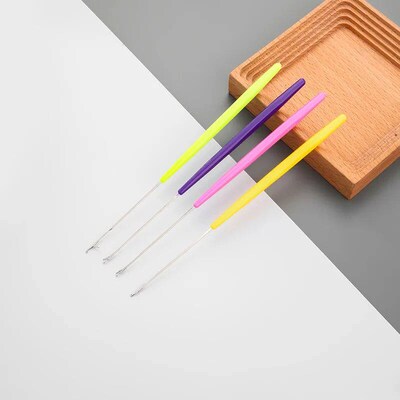 4Pcs Crochet Hook With Tongue Knitting Sewing Tools Repair S