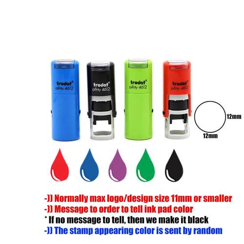 Office teacher mini custom self inking stamp personalized na