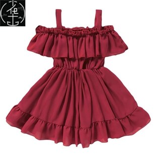 baby dress toddler children red clothes girls kids 新款 for
