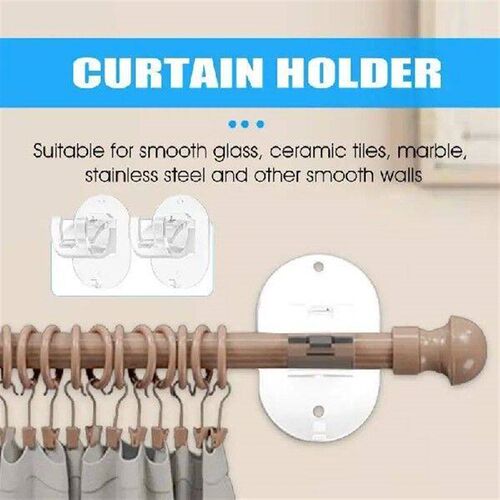 Curtains Brackets For Curtains Rod 2PCS Curtains Brackets