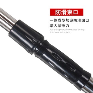 带锁不锈钢防暴脚叉防爆抓捕器 可伸缩钢叉 学校校园保安安防器材