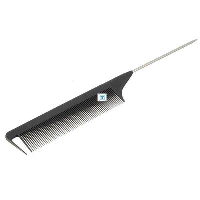 Hot Fashion Black Finetooth Comb Metal Pin Antistatic Hair