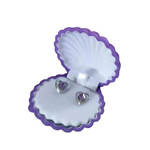 Lovely Earring Storage Box Velvet Wedding Engagement Necklac