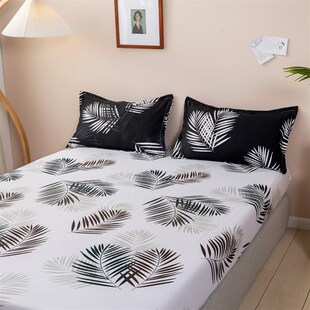fitted protector soft sheets topper cover mattress bed sheet