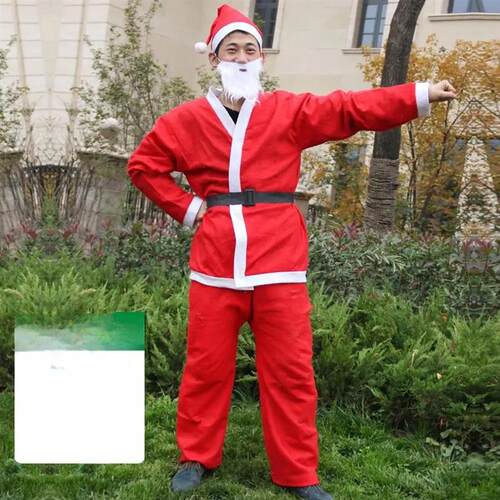 Festive Christmas Adult Santa Claus Costumes - Ideal for Mal