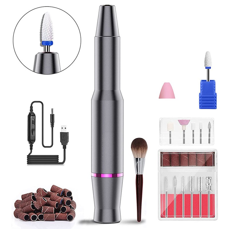 Electric Nail Drill Machine Professional Manicure Set With N