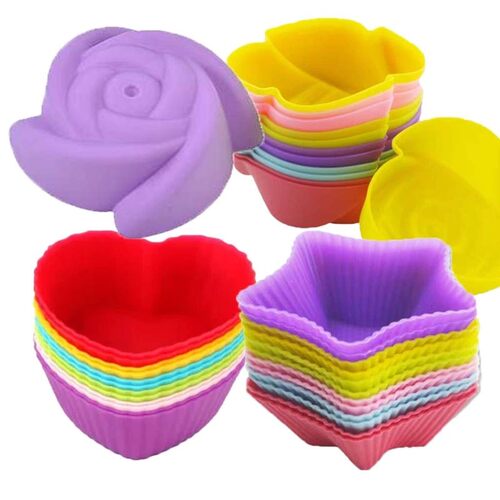Steamed rice cake mold can bake round heart non-stick