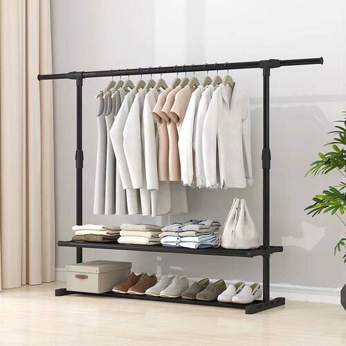 Simple Drying Rack Floor-Standing Rental House Bedroom Foldi