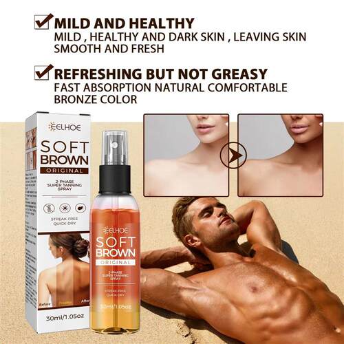 Self Tanning Spray Assist Natural Soft Antique Bronzer Wheat