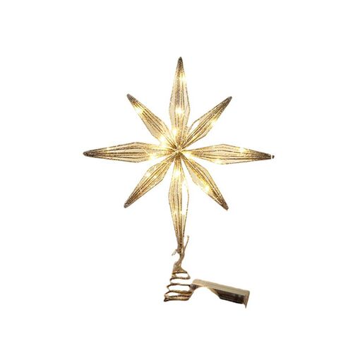 Christmas Tree Top Star Iron Accessories Five-pointed Star C