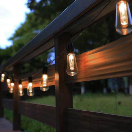Outdoor Solar String Lights LED IP65 Waterproof Edison Bulb