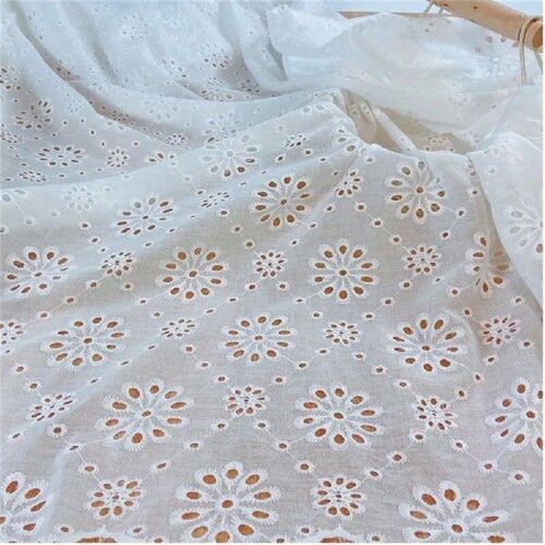 Embroidery Lace 100% Cotton Fabric Water Soluble Hollow