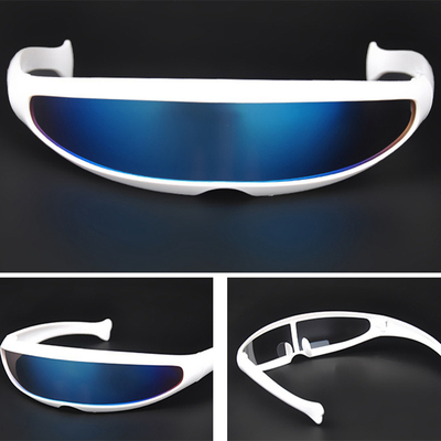 Vvsoo Futuristic Narrow Cyclops Sunglasses UV400 Personality