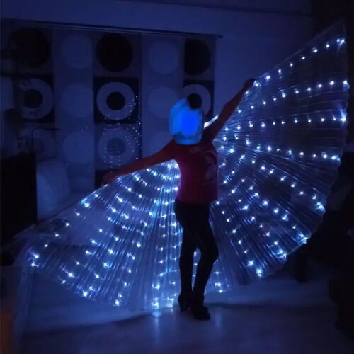 Creative Luminous Toy LED Dance Wings Party Bar Circus Belly