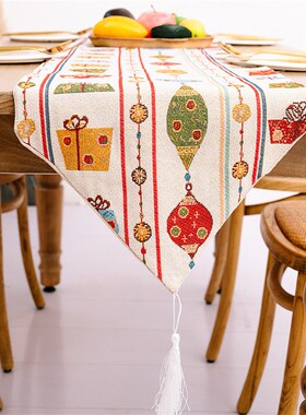 New Year 180*35cm  Christmas Table Runner Xmas Decorations