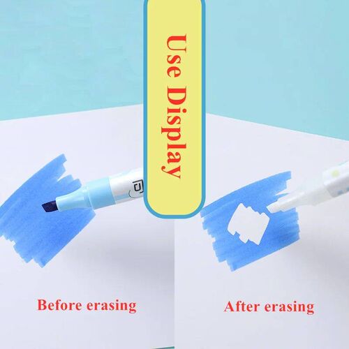 Set of 6 Colors Kawaii Erasable Highlighters Double Headed N