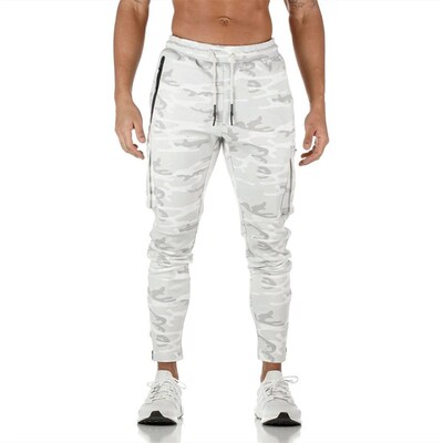 Multi-pocket Joggers Sweatpants Autumn Trackpants Men Gym Fi