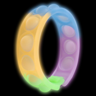 New Fidget Toys For Children Push Bubble Dimple Bracelet