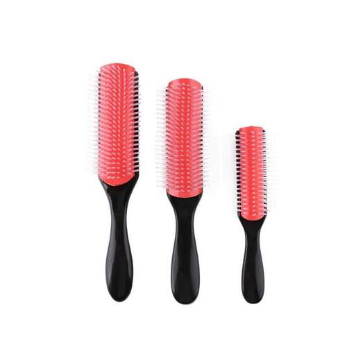 9-Rows Detangling Hair Brush Denman Detangler Hairbrush Scal
