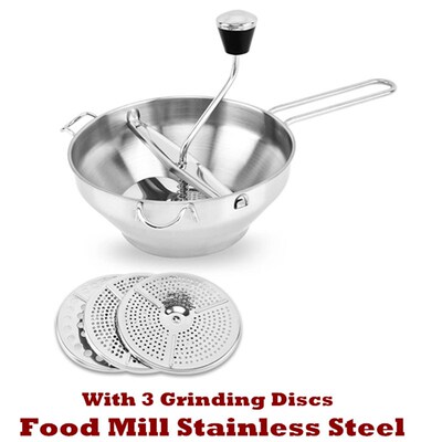 Food Mill for Tomato Sauce Applesauce Puree Baby Food Rotary