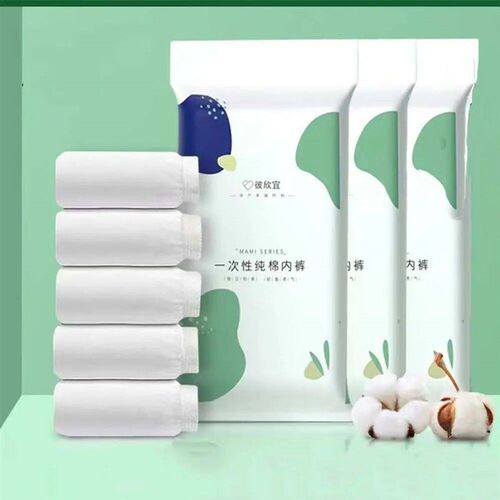 5PCS Briefs Disposable Underwear Maternity Underwear pure co