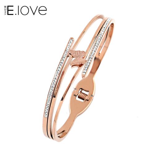 Diamond Butterfly Brlet Female Simple Fashion Ins Niche Desi