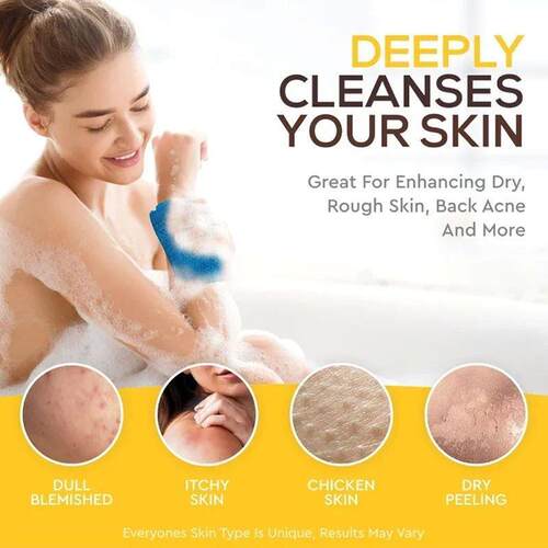 ?  African Bath Scrubber Exfoliating Net Bathing Sponge Rub