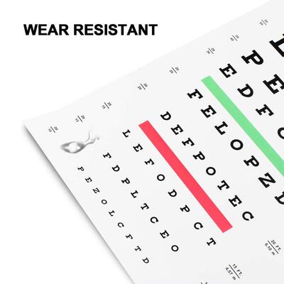 kid student Eye Chart for Exams - Snellen Wall Chart 20 Feet