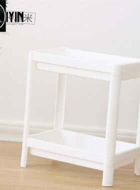 Bathroom shelf, floor-mounted plastic toilet, multi-storey