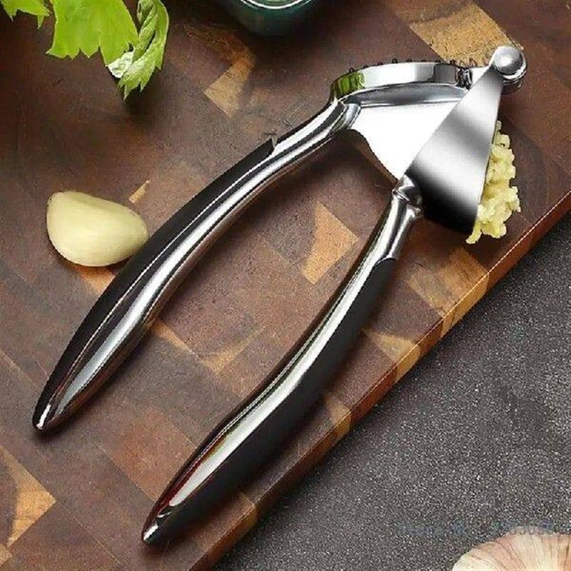Garlic Press Crusher Manual Garlics Masher Squeezer for - 实物图