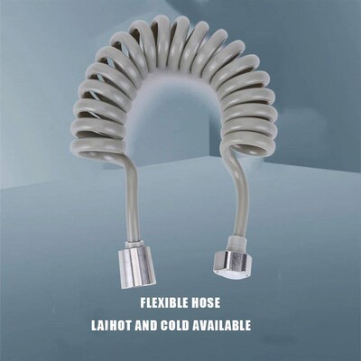 2/3/4 Meters Spring Shower Hose Flexible Connect Pipe Plasti