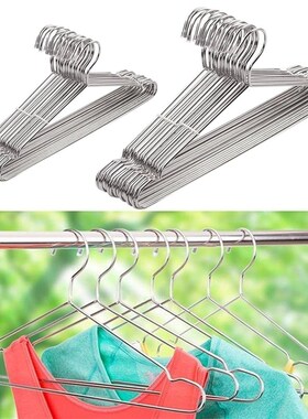 Stainless Steel Clothes Hanger Organizer Strong Metal Coat S