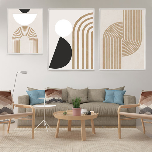 Minimalist Abstract Line Picture  Painting Wall Art Modern M