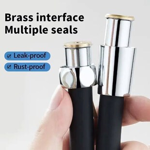 New 1.5/2/3M Silicone Flexible Shower Hose Anti-Winding Exte