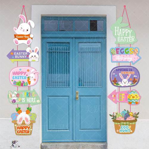 Easter Party Decoration Door Hanging Easter Door Joint Banne