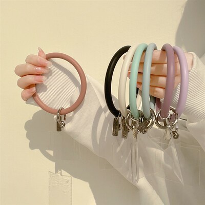 Silicone Phone Case Lanyard Ring Loop Grip Wrist Strap Cover