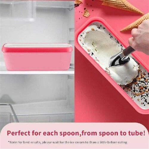 Refrigerator Storage Box Reusable Ice Cream Container