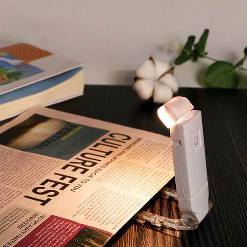 USB Book Light Book Reading Lamp Clip-on Book Lights Folding