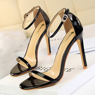 Shoes Super High Heels 11cm Women Shoes Patent Leather Woman