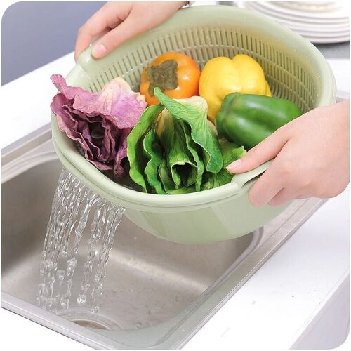 Double square wash basin of fruit basket household kitchen