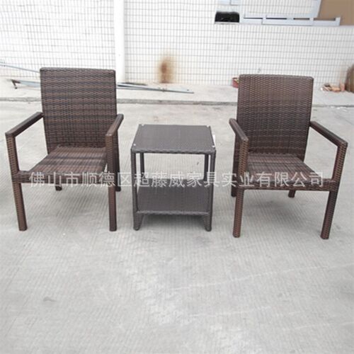 Rattan chair outdoor table and chair courtyard leisure ratta