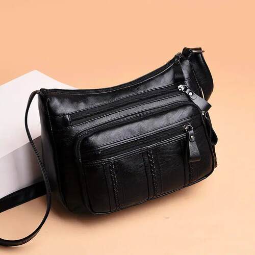 Womens bag Pu multilayered soft leather ladies fashion simp