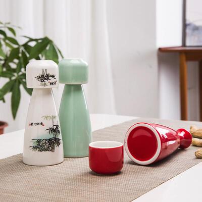 Ceramic Wine Bottle Retro Household Wine Divider Liquor Cup