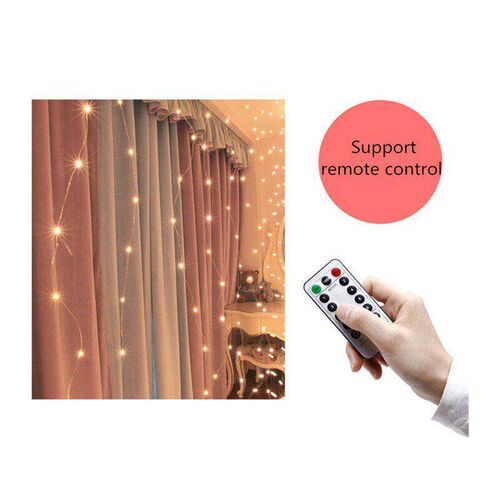 Christmas Decoration for Home 3m Curtain String Light Flash