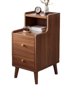 Bedside Cabinet Bedroom storage Low Table Small Nightstand