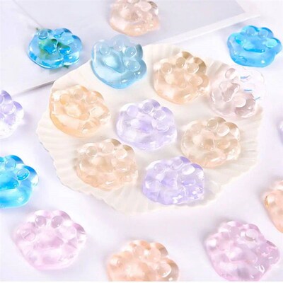 Mochi Ice Block Stress Ball Toy Cube Cat Claw Stress Relief