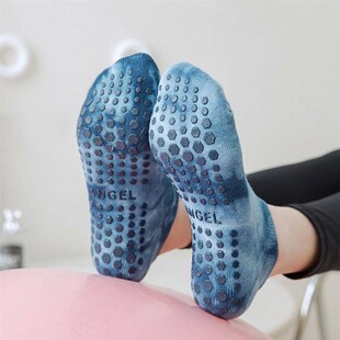 High Quality Cotton Non Slip Yoga Socks For Women Color Ankl