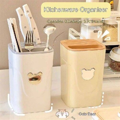 1PC Knife B Holder,Multifunctional Kitchen Drainage