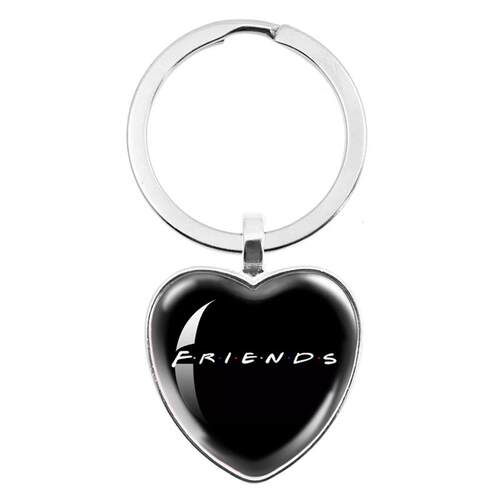 TV Show Friends Peach Heart Keychain Ill Be There For You P