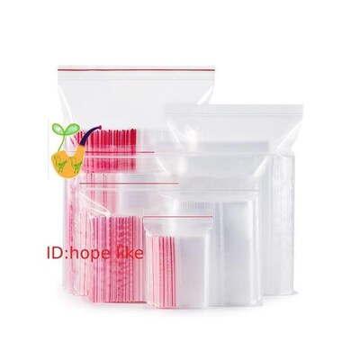Zip Lock Kitchen Package Storage Bag Plastic Bag self seal